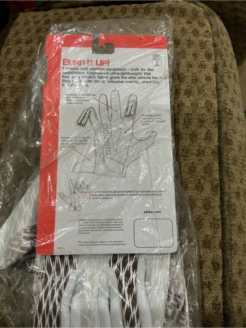 Adidas Football Gloves 3xl